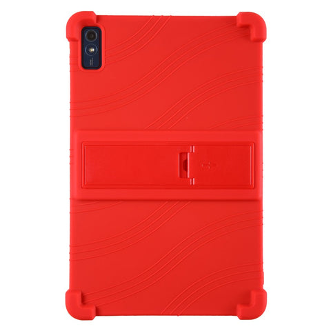For Lenovo Tab M10 5G Silicone Protective Case Folding Kickstand Tablet Anti-drop Cover