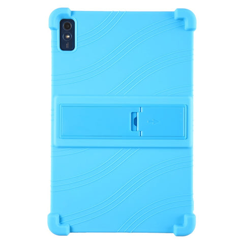 For Lenovo Tab M10 5G Silicone Protective Case Folding Kickstand Tablet Anti-drop Cover