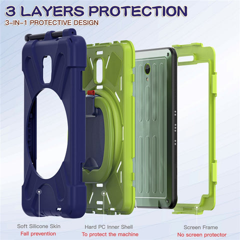 For Samsung Galaxy Tab Active5 SM-X300 Kickstand Case Rugged Shockproof Tablet Cover