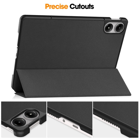 Tablet Case for Xiaomi Redmi Pad Pro/Redmi Pad Pro 5G/Poco Pad Tri-Fold Stand Leather Cover