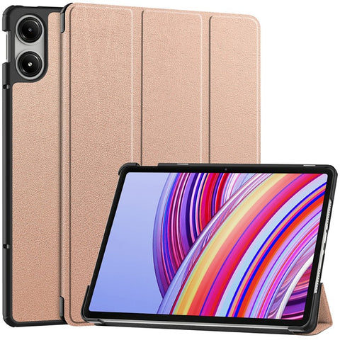 Tablet Case for Xiaomi Redmi Pad Pro/Redmi Pad Pro 5G/Poco Pad Tri-Fold Stand Leather Cover