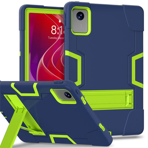 For Lenovo Tab M11 TB330FU / TB330XU / Xiaoxin Pad 11 2024 Case Robot Style Silicone + PC Kickstand Tablet Cover