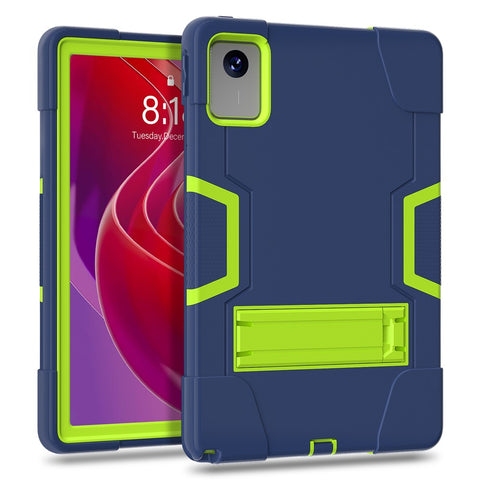 For Lenovo Tab M11 TB330FU / TB330XU / Xiaoxin Pad 11 2024 Case Robot Style Silicone + PC Kickstand Tablet Cover