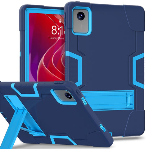 For Lenovo Tab M11 TB330FU / TB330XU / Xiaoxin Pad 11 2024 Case Robot Style Silicone + PC Kickstand Tablet Cover