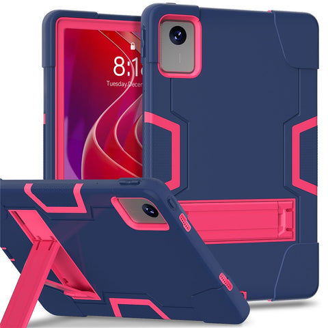 For Lenovo Tab M11 TB330FU / TB330XU / Xiaoxin Pad 11 2024 Case Robot Style Silicone + PC Kickstand Tablet Cover