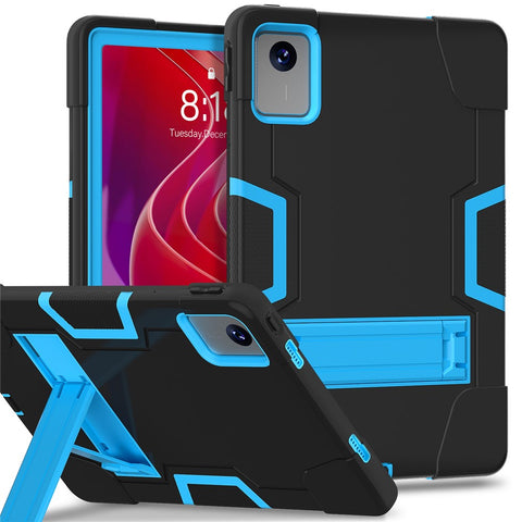 For Lenovo Tab M11 TB330FU / TB330XU / Xiaoxin Pad 11 2024 Case Robot Style Silicone + PC Kickstand Tablet Cover