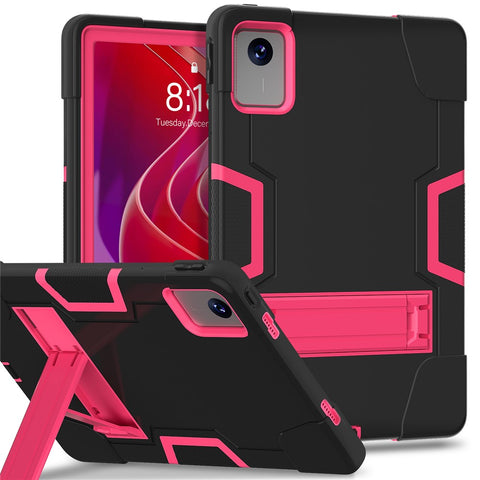 For Lenovo Tab M11 TB330FU / TB330XU / Xiaoxin Pad 11 2024 Case Robot Style Silicone + PC Kickstand Tablet Cover