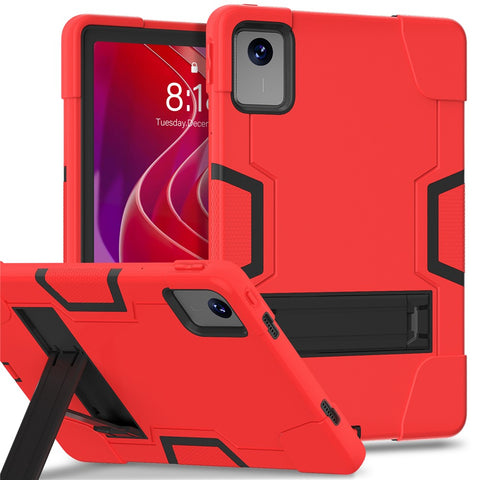 For Lenovo Tab M11 TB330FU / TB330XU / Xiaoxin Pad 11 2024 Case Robot Style Silicone + PC Kickstand Tablet Cover