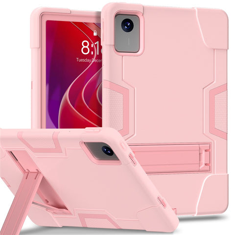 For Lenovo Tab M11 TB330FU / TB330XU / Xiaoxin Pad 11 2024 Case Robot Style Silicone + PC Kickstand Tablet Cover