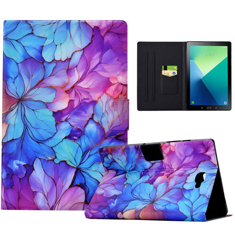 For Samsung Galaxy Tab A 10.1 (2016) T580 T585 Leather Case Card Holder Pattern Tablet Cover