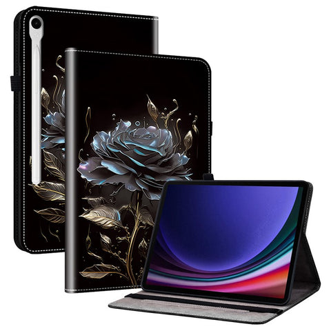 For Samsung Galaxy Tab S9 Tablet Case Anti-Drop Leather Flip Stand Pattern Printing Shell