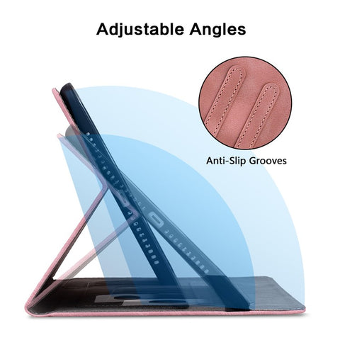 For iPad Pro 11 (2025) / 11 (2024) Case Lily Flower Design PU Leather Drop Protection Tablet Cover