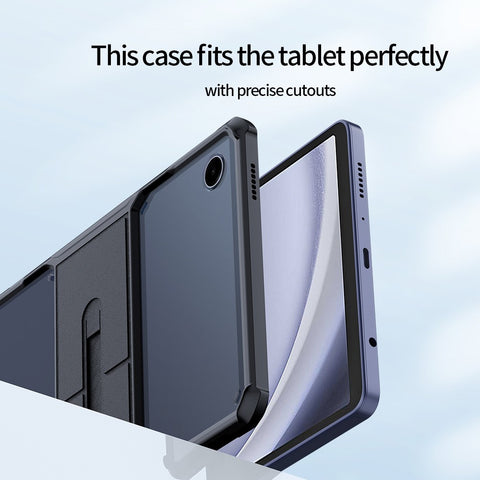 XUNDD For Samsung Galaxy Tab A9 Case Reinforced Corners Kickstand TPU + PC Tablet Cover