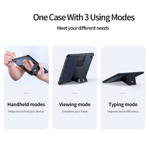 XUNDD For Samsung Galaxy Tab A9 Case Reinforced Corners Kickstand TPU + PC Tablet Cover