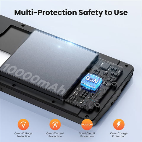 TY-118 For Samsung Galaxy S25 / S24 10000mAh Battery Case Power Bank Portable Charger Protective Cover
