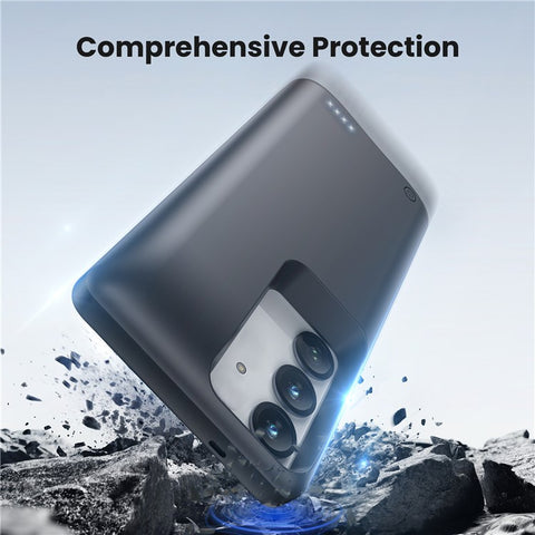 TY-118 For Samsung Galaxy S25 / S24 10000mAh Battery Case Power Bank Portable Charger Protective Cover