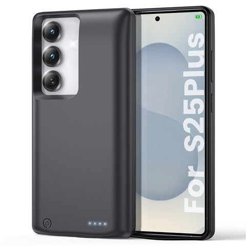 TY-118 For Samsung Galaxy S25+ / S24+ 10000mAh Battery Case Power Bank Portable Charger Protective Cover