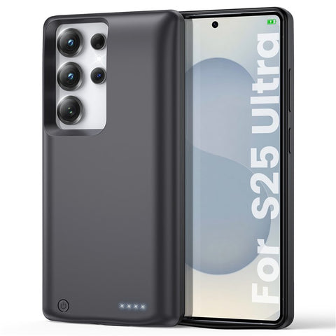TY-118 For Samsung Galaxy S25 Ultra 10000mAh Battery Case Power Bank Portable Charger Protective Cover