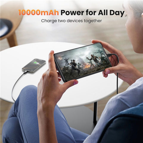 TY-118 For Samsung Galaxy S25 Ultra 10000mAh Battery Case Power Bank Portable Charger Protective Cover