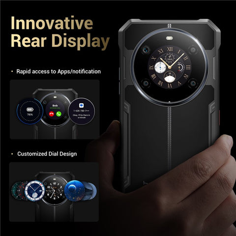 FOSSIBOT F109S 6.745 inch Rugged Smartphone Android 15 6GB + 256GB 10600mAh Battery 50MP Camera, NFC