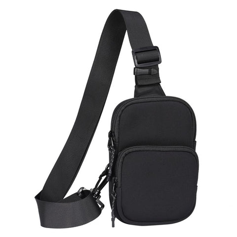 Portable Cell Phone Crossbody Bag for 5.5 / 6.5 / 6.9 / 7.2 inch Lightweight Mini Shoulder Bag for 5.5 / 6.5 / 6.9 / 7.2 inch Nylon Travel Sling Chest Bag for 5.5 / 6.5 / 6.9 / 7.2 inch