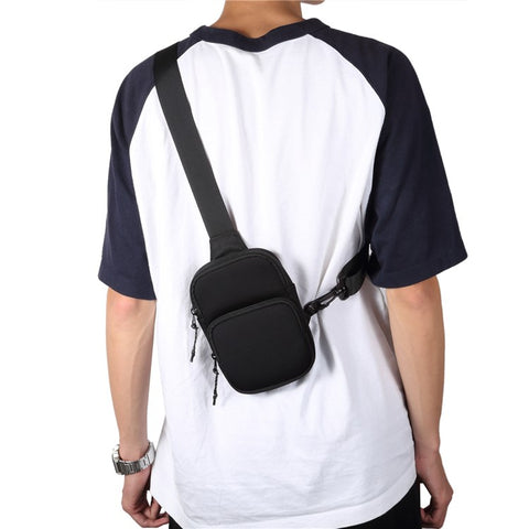 Portable Cell Phone Crossbody Bag for 5.5 / 6.5 / 6.9 / 7.2 inch Lightweight Mini Shoulder Bag for 5.5 / 6.5 / 6.9 / 7.2 inch Nylon Travel Sling Chest Bag for 5.5 / 6.5 / 6.9 / 7.2 inch