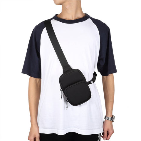Portable Cell Phone Crossbody Bag for 5.5 / 6.5 / 6.9 / 7.2 inch Lightweight Mini Shoulder Bag for 5.5 / 6.5 / 6.9 / 7.2 inch Nylon Travel Sling Chest Bag for 5.5 / 6.5 / 6.9 / 7.2 inch