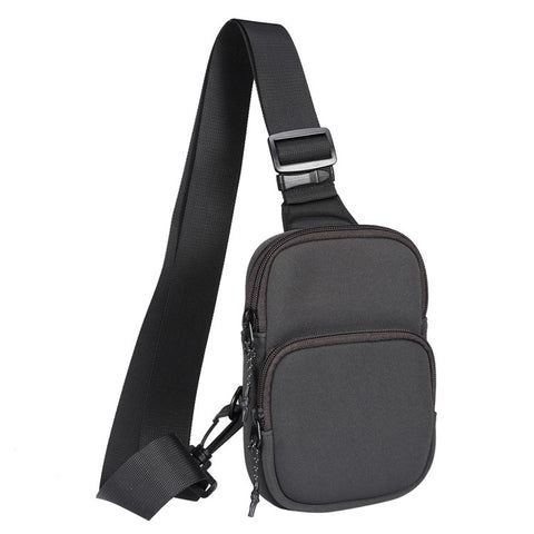 Portable Cell Phone Crossbody Bag for 5.5 / 6.5 / 6.9 / 7.2 inch Lightweight Mini Shoulder Bag for 5.5 / 6.5 / 6.9 / 7.2 inch Nylon Travel Sling Chest Bag for 5.5 / 6.5 / 6.9 / 7.2 inch