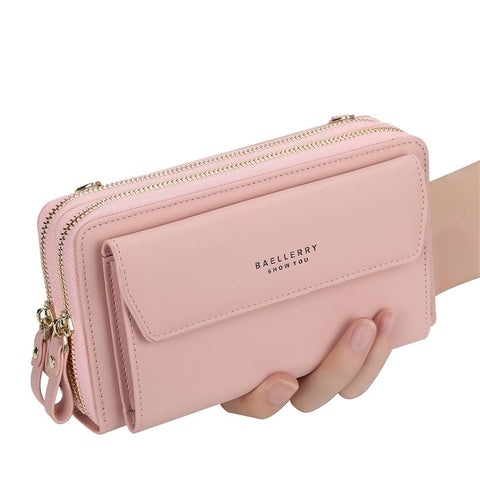BAELLERRY N0109 Women's Crossbody Bag Large Capacity Purse Shoulder Bag for Daily Use