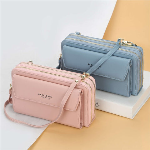 BAELLERRY N0109 Women's Crossbody Bag Large Capacity Purse Shoulder Bag for Daily Use