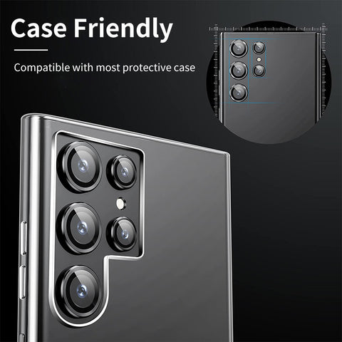 ENKAY HAT PRINCE For Samsung Galaxy S25 Ultra Camera Lens Protector  Metal Ring Lens Film