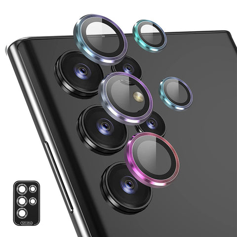 ENKAY HAT PRINCE For Samsung Galaxy S25 Ultra Camera Lens Protector  Metal Ring Lens Film