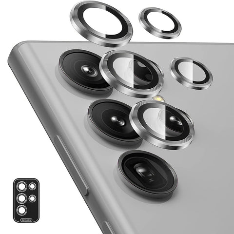 ENKAY HAT PRINCE For Samsung Galaxy S25 Ultra Camera Lens Protector  Metal Ring Lens Film