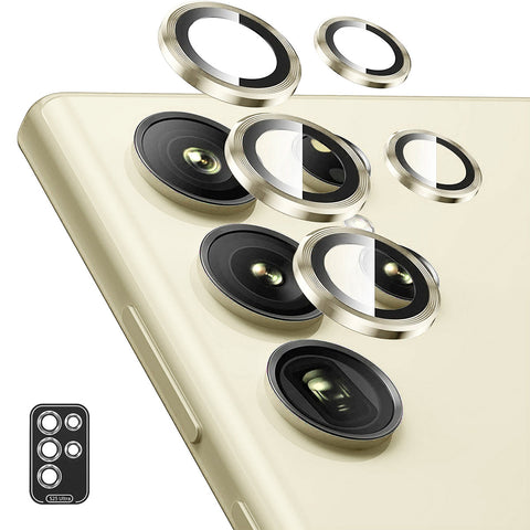 ENKAY HAT PRINCE For Samsung Galaxy S25 Ultra Camera Lens Protector  Metal Ring Lens Film