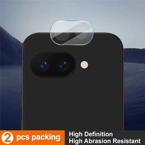 IMAK 2Pcs / Set For Google Pixel 9a Camera Lens Protector Ultra Clear Tempered Glass Lens Film