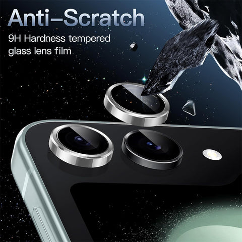 ENKAY HAT PRINCE For Samsung Galaxy Z Flip7 5G Camera Lens Protector  Metal Ring Lens Film