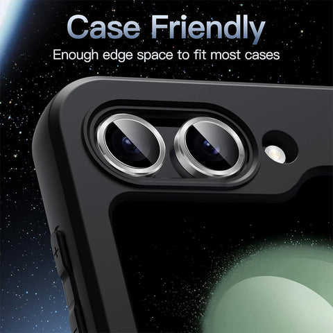 ENKAY HAT PRINCE For Samsung Galaxy Z Flip7 5G Camera Lens Protector  Metal Ring Lens Film