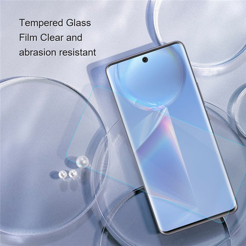 AMORUS For Honor 400 Lite 5G Front Screen Protector 2.5D Arc Edge 9H High Aluminum-Silicon Glass Film