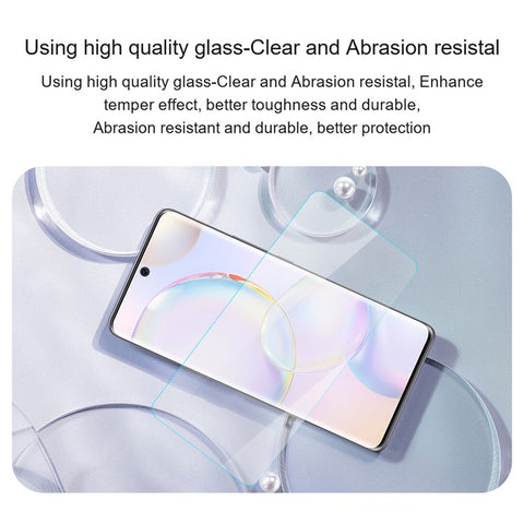 AMORUS For Honor 400 Lite 5G Front Screen Protector 2.5D Arc Edge 9H High Aluminum-Silicon Glass Film