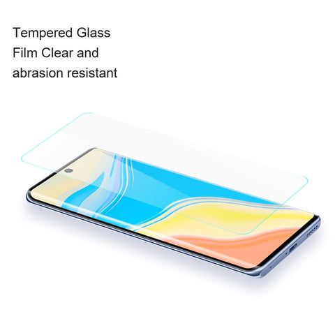 AMORUS For Honor 400 Lite 5G Front Screen Protector 2.5D Arc Edge 9H High Aluminum-Silicon Glass Film