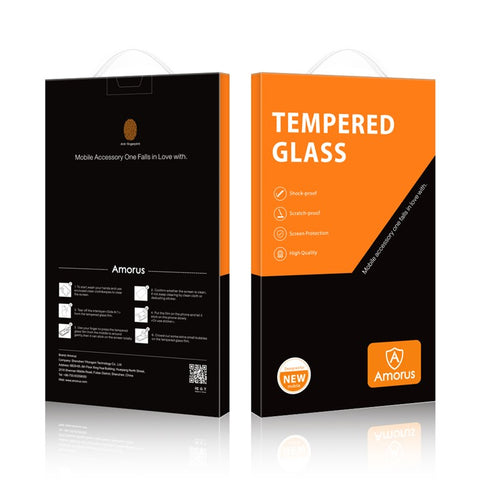 AMORUS For Honor 400 Lite 5G Front Screen Protector 2.5D Arc Edge 9H High Aluminum-Silicon Glass Film