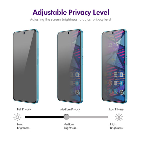 ENKAY HAT PRINCE For Xiaomi Poco X7 Pro 5G Privacy Screen Protector  28-degree Anti-Spy Tempered Glass