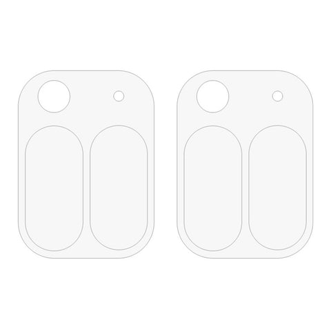 2PCS For Google Pixel 10 Pro Fold Camera Lens Protector 2.5D Tempered Glass Lens Film (Large Version)
