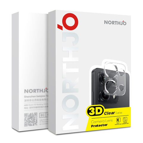 NORTHJO For Xiaomi Redmi Note 14S 4G Camera Lens Protector Tempered Glass HD Clear 3D Full Coverage