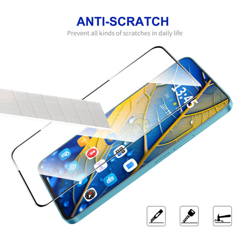 ENKAY HAT PRINCE For Honor 400 Lite 5G HD Clear Film   Tempered Glass Screen Protector with Installation Tool