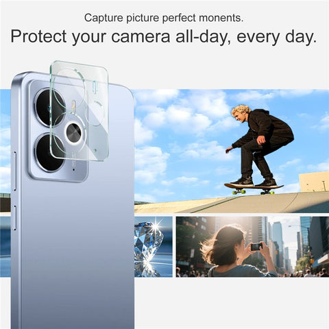 IMAK For Realme 14 5G Tempered Glass Camera Lens Protector + Acrylic Lens Cap
