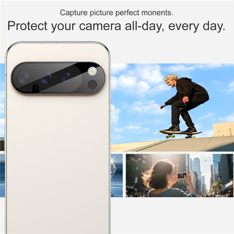 IMAK For Google Pixel 10 Pro Camera Lens Protector Tempered Glass HD Clear Lens Film (Black Version)
