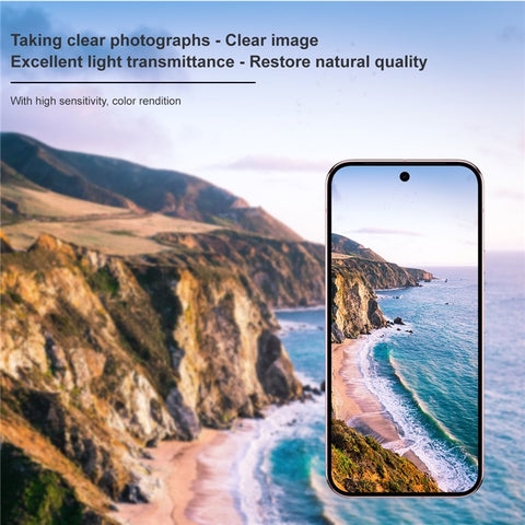 IMAK For Google Pixel 10 Pro Camera Lens Protector Tempered Glass HD Clear Lens Film (Black Version)