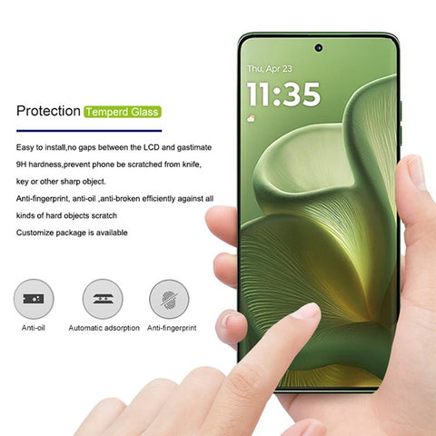 MOCOLO Screen Protector For Motorola Edge 60 5G / 60 Pro 5G / 60 Fusion 5G / 60s 5G / 50 5G / 50 Pro 5G , 3D Curved Tempered Glass Film
