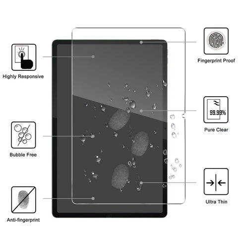 For Lenovo Idea Tab Pro Screen Protector Anti-Shatter Arc Edge Tempered Glass Film